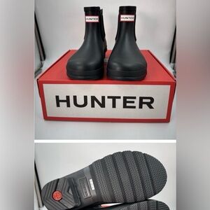 HUNTER women 11, midi boots NEW orig box